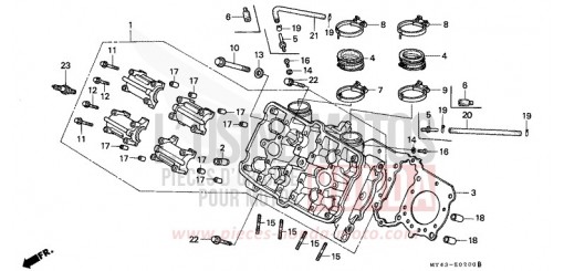 CYLINDER HEAD (FRONT) VFR750FM de 1991